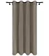 Sametový záves s kroužky – Midnight Graphite, tmavě šedý