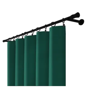 Zatemňovací závěs s řasicí páskou – Blackout Royal Emerald, smaragdově zelená