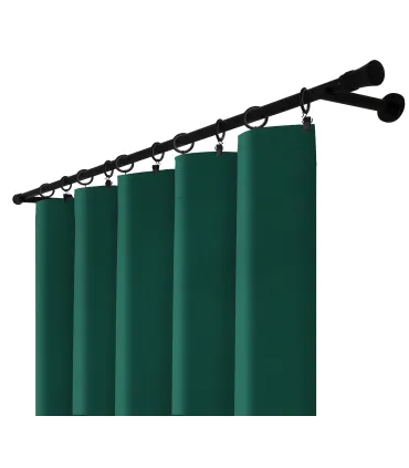 Zatemňovací závěs s řasicí páskou – Blackout Royal Emerald, smaragdově zelená
