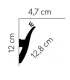 Dekorativní osvětlovací lišta na strop QL009 200 x 12 x 4.7 cm Mardom