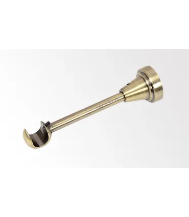 Wspornik pojedynczu U Efekt mosiądz antyczny  Ø16 mm