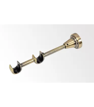 Wspornik podwójny mosiądz antyczny  Ø16 mm