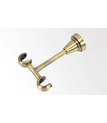 Wspornik podwójny sufitowy mosiądz antyczny  Ø16 mm