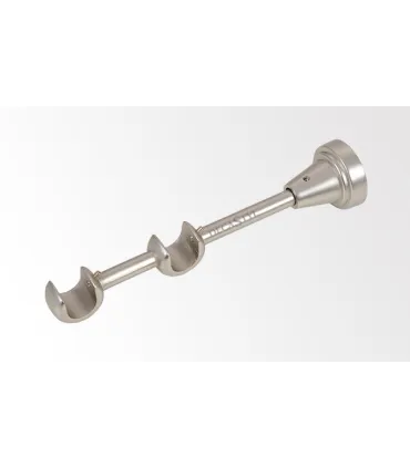 Wspornik podwójny chrom satyna  Ø16 mm