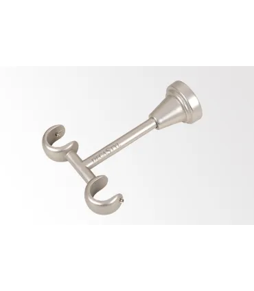 Wspornik podwójny sufitowy chrom satyna  Ø16 mm