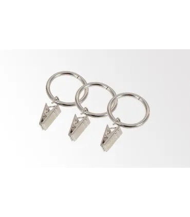 Kółko z  żabką szt. Efekt stali nierdzewnej  Ø16 mm