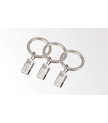 Kółko z  żabką szt. chrom satyna  Ø16 mm