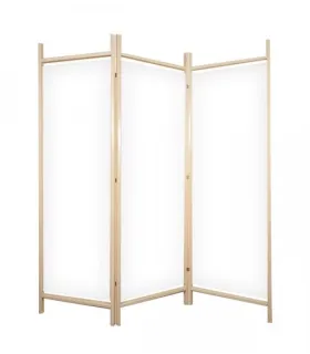 Paraván biely 3-krídlový