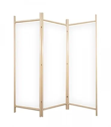 Paraván biely 3-krídlový