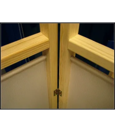 Paraván biely 3-krídlový