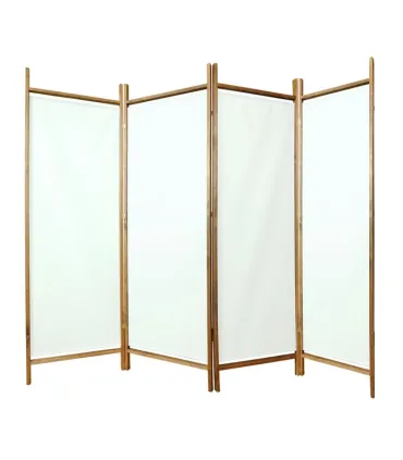 Paraván 4-krídlový biely palisandr