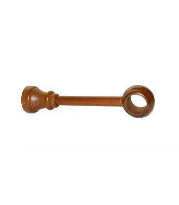 Drevená konzola na závesy 28 mm jednoduchý svetlý dub