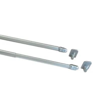 Garnýž Mini vitrážky bílá Ø11 mm (2ks)