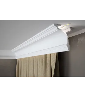 Garnižová stropná lišta MARDOM MD105 - vhodná pre LED podsvietenie