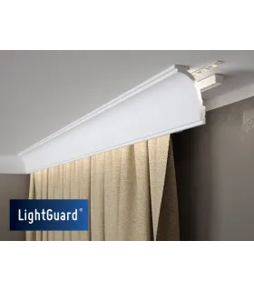 Garnižová stropná lišta MARDOM MD161 - vhodná pre LED podsvietenie