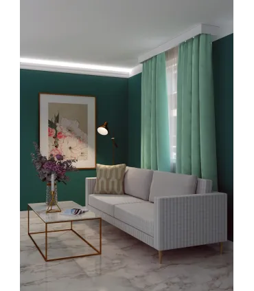 Garnižová stropní lišta Prestige 1 - vhodná pro LED podsvícení 200x10cm