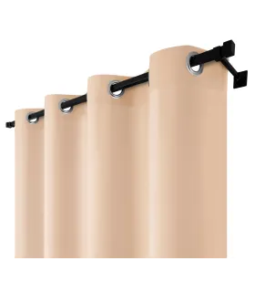 Závěs s kroužky barva Pískově béžová