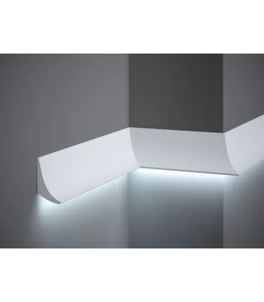 Dekorativní nástěnná lišta QL006 200 x 7 x 4.2 cm Mardom - vhodná pre LED podsvietenie