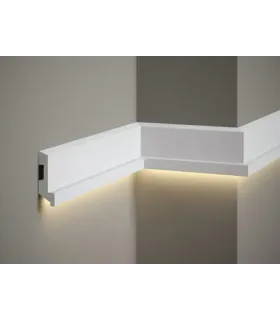 Dekorativní nástěnná lišta MD024 200 x 8 x 2.7 cm Mardom - vhodná pre LED podsvietenie