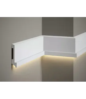 Dekorativní nástěnná lišta MD025 200 x 11 x 2.7 cm Mardom - vhodná pre LED podsvietenie