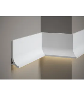 Dekorativní nástěnná lišta QS011 200 x 13.5 x 4 cm Mardom - vhodná pre LED podsvietenie