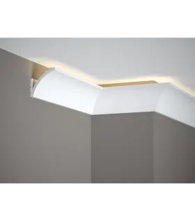Dekorativní lišta na strop MD380 200 x 6.7 x 6.7 cm Mardom - vhodná pre LED podsvietenie