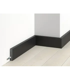 Podlahová lišta černá MD359Black 200x7x1.6 cm Mardom