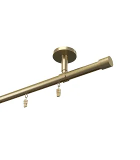 Profilová hliníková garnýž stropní jednoduchá Elegant Antik Pullo