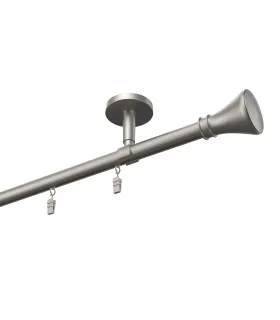 Profilová hliníková garnýž stropní jednoduchá Elegant Satin Koloseo