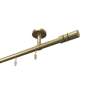 Profilová hliníková garnýž stropní jednoduchá Elegant Antik Cylinder hl