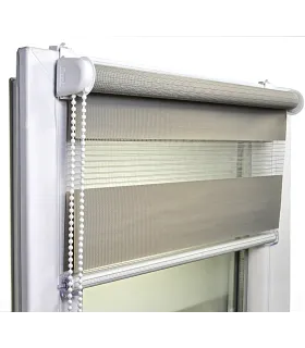 Roleta Den a Noc prémiová řada Šedá