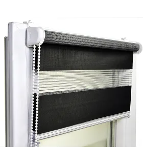 Roleta Den a Noc prémiová řada Černá