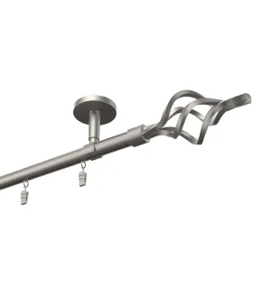 Profilová hliníková garnýž stropní jednoduchá Elegant Satin Gula Azur