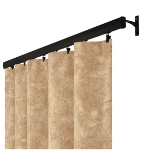 Závěs na řasící pásce barva Modern Jantar