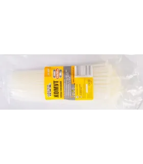 Páska stahovací MASTERTOOL na kabely, nylon 3,6*200 mm, bílý 100 ks balení 20-1807