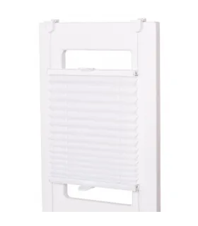 Roleta Plisé Extra série bez vrtání Bílá