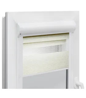 Roleta Den a Noc v hliníkové kazetě Elite řada bělený dub