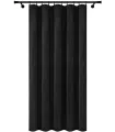 Velurový závěs na řasící pásce Primo Negro