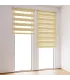 Roleta Den a Noc na panoramatické okno Ecru