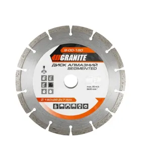 Kotouč diamantový GRANITE SEGMENTED 180*2,4 mm 22-24% 8600 ot./min 9-00-180