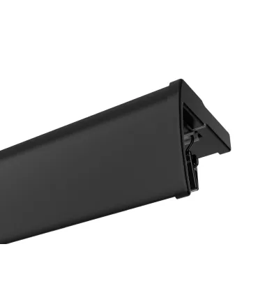 Kolejnice černá hliníková stropní dvojitá Smart Black Plus